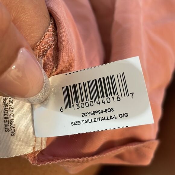 BCBGeneration Pink Cold Shoulder Mini Dress - L - Picture 6 of 7